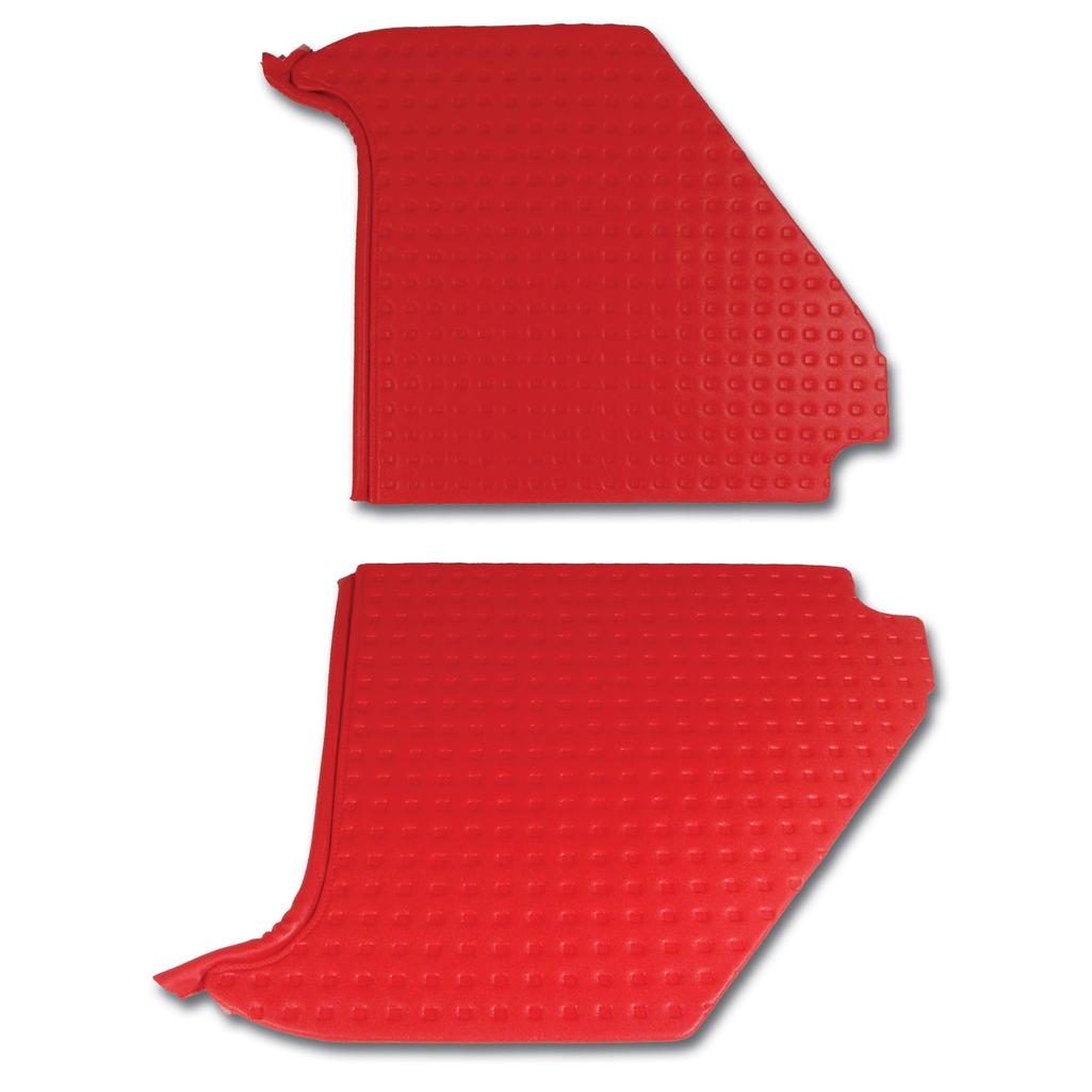 C1 1956-1957 Corvette Kick Panels, Red