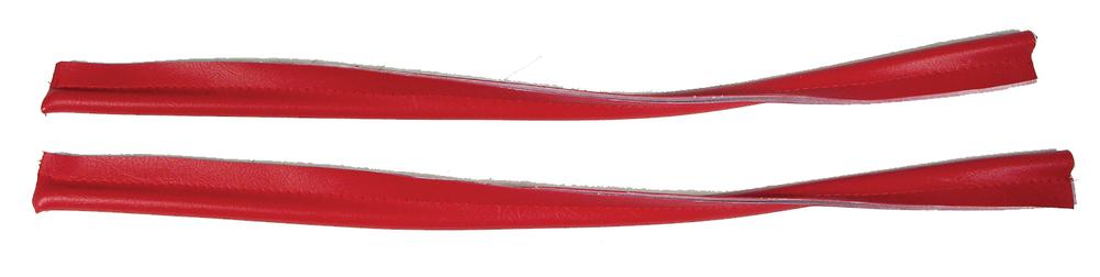 C1 1959-1962 Chevrolet Corvette Kick Panel Windlace. Red