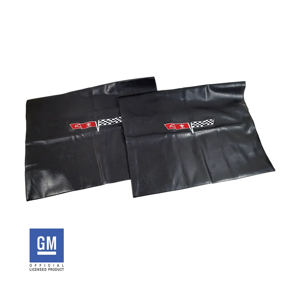 1968-1982 Corvette C3 Embroidered T-Top Bags - Black W/1980 Logo