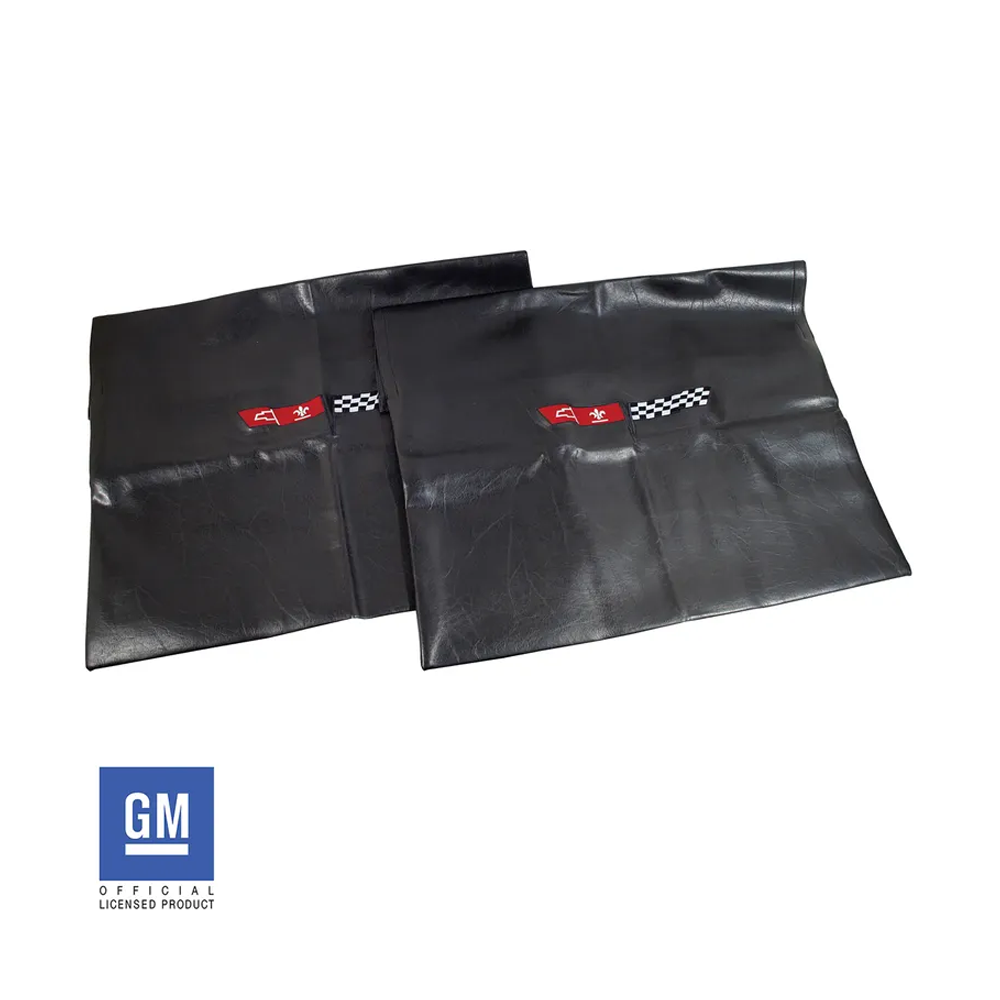 1968-1982 Corvette C3 Embroidered T-Top Bags - Black W/1981 Logo