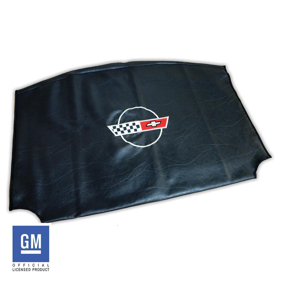 1984-1996 Corvette C4 Embroidered Top Bag, Black W/84-90 Logo