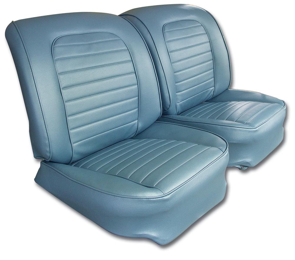 C1 1959-1959 Chevrolet Corvette Vinyl Seat Covers. Blue