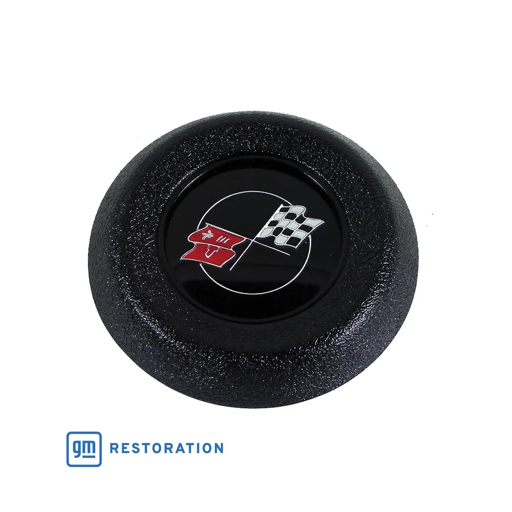 1969-1975 Corvette C3 Horn Button W/Tilt & Telescopic - Black