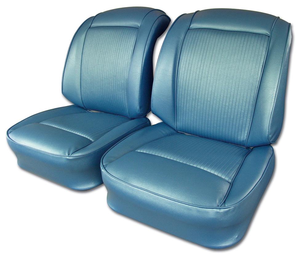 C1 1961-1961 Chevrolet Corvette Vinyl Seat Covers. Jewel Blue