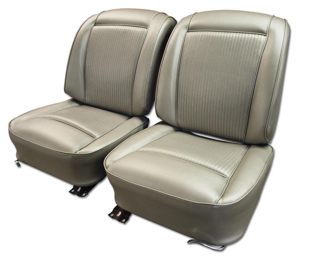 C1 1961-1961 Chevrolet Corvette Vinyl Seat Covers. Fawn
