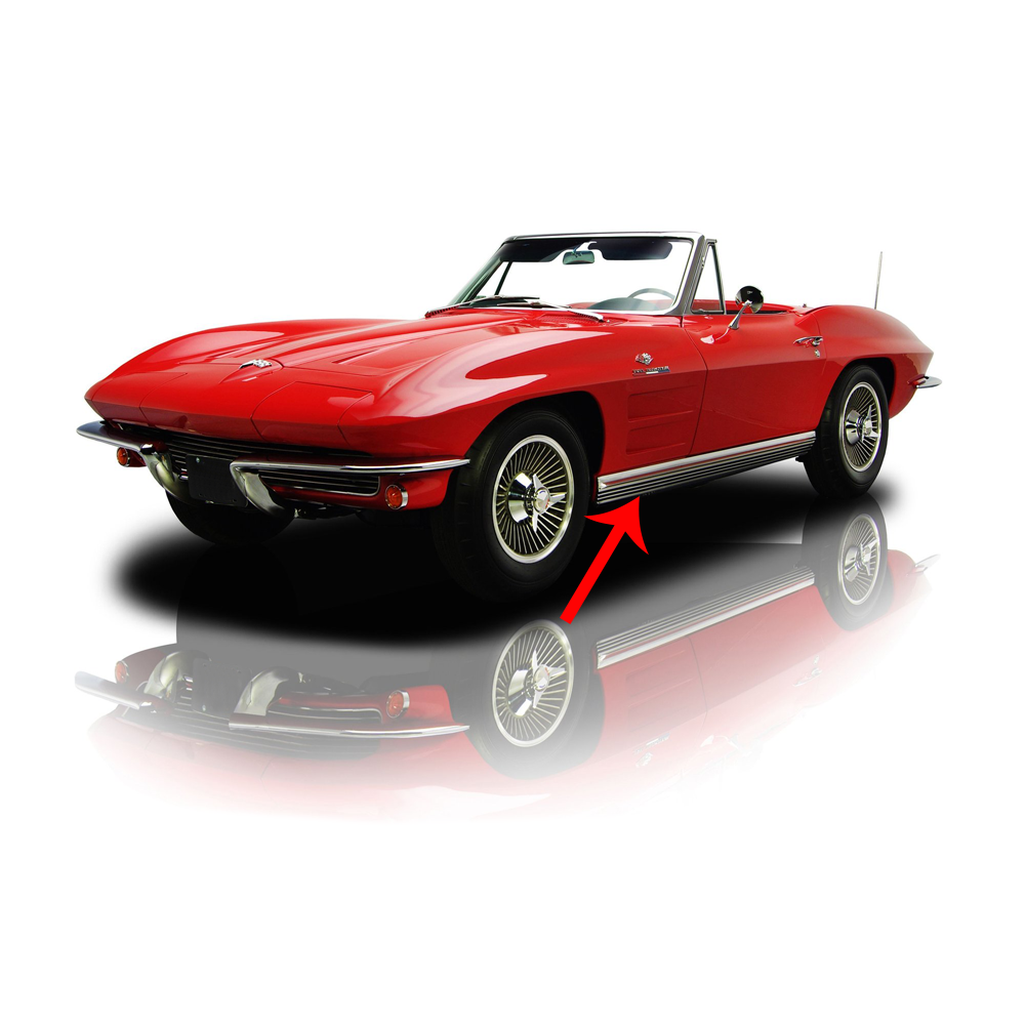 C2 1964-1964 Chevrolet Corvette Rocker Panel - 1Pc
