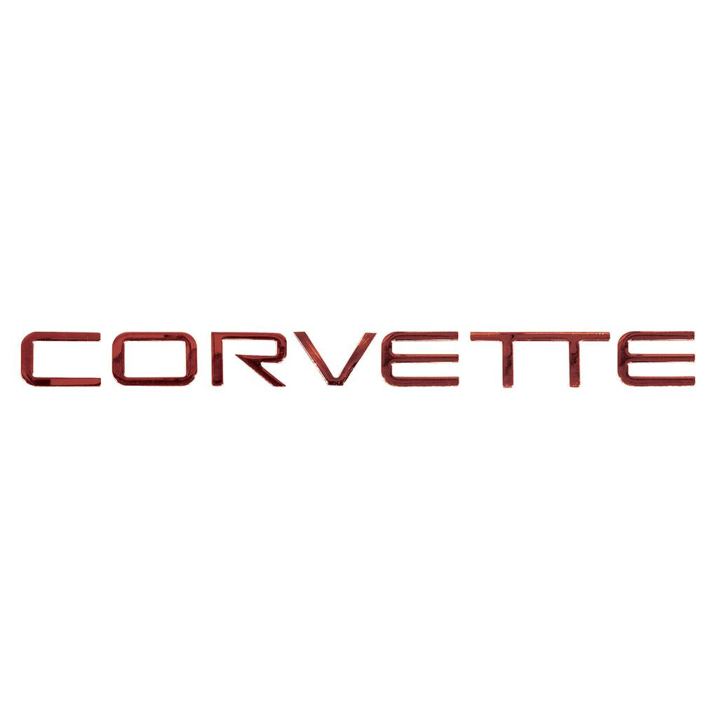 1991-1996 Corvette C4 Letter Set, Rear Acrylic Red