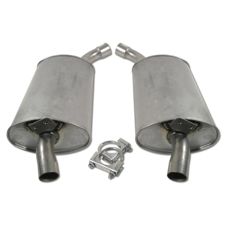 1968-1973 Corvette C3 Mufflers, 2 Inch (73 Replacement)