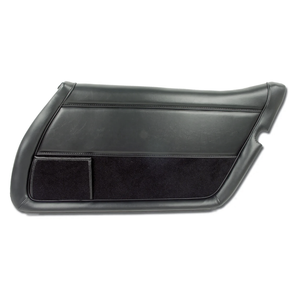 1978 Corvette C3 Interior Package - OE Leather Covers, Foam, Deluxe Door Panels - Black