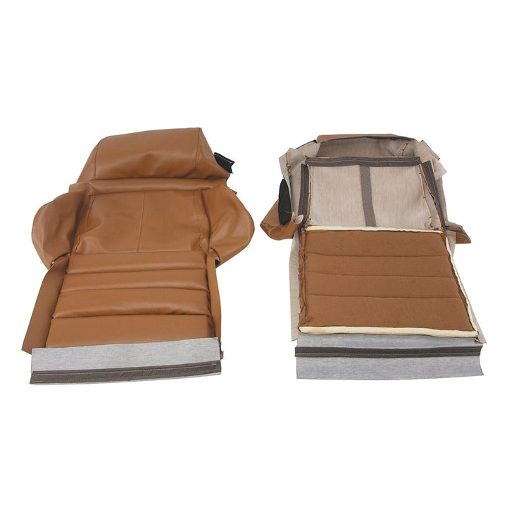 1991 Corvette C4 "Leather-Like" Vinyl Seat Covers, Saddle Sport