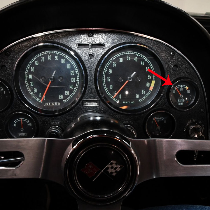 C2 1966-1967 Corvette Temperature Gauge