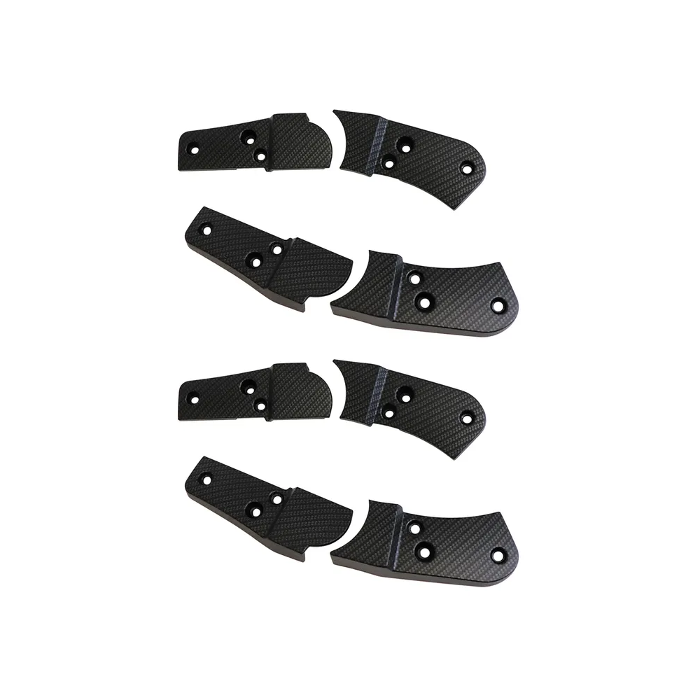 1978-1982 Corvette C3 Hydro Carbon Seat Hinge Cover Set - 8Pc