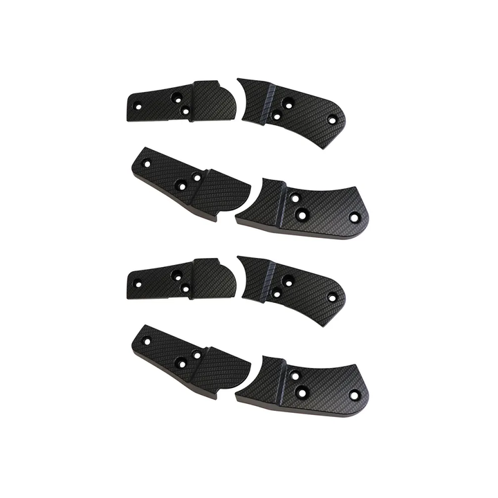 1978-1982 Corvette C3 Hydro Carbon Seat Hinge Cover Set - 8Pc