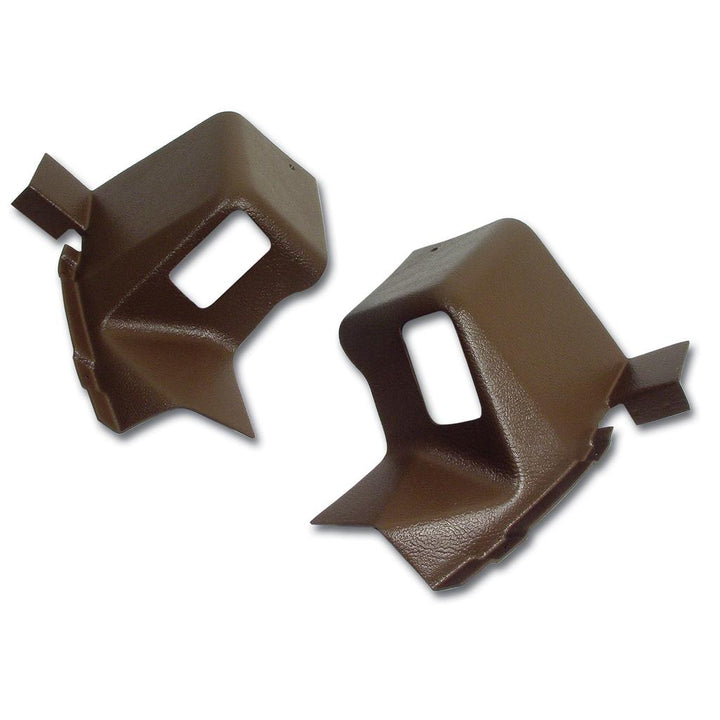 C3 1968-1969 Corvette Interior Rear Quarter Panel Extensions, Saddle Coupe