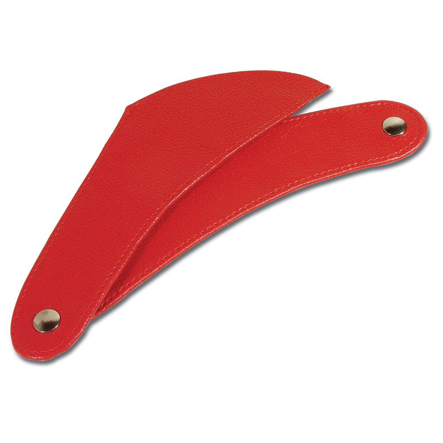 C1 1958 Corvette Convertible Top Lid Tabs, Red