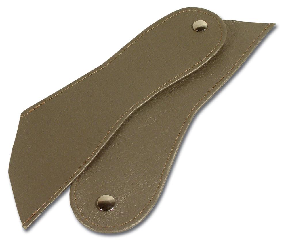 C1 1961-1962 Chevrolet Corvette Convertible Top Lid Tabs. Fawn