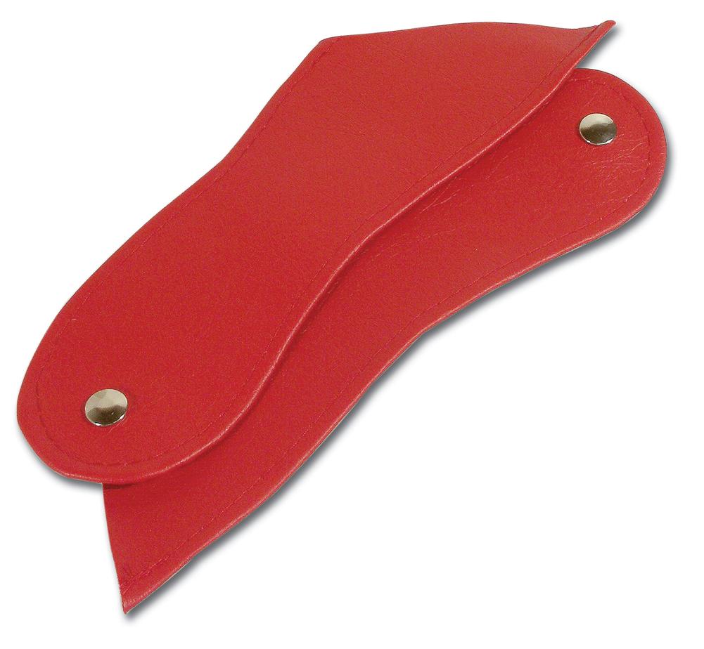 C1 1959-1962 Chevrolet Corvette Convertible Top Lid Tabs. Red