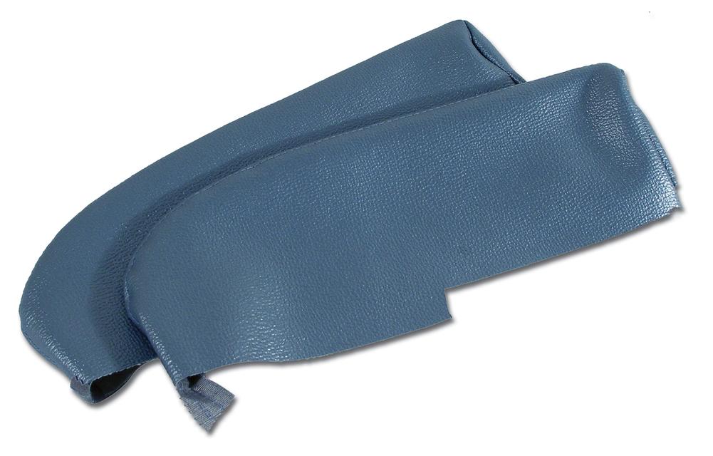 C1 1958-1958 Chevrolet Corvette Vinyl Armrest Cover Pair W/O Pad - Blue