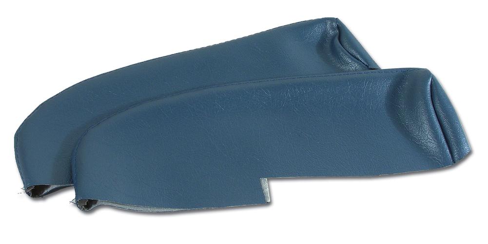 C1 1961-1961 Chevrolet Corvette Vinyl Armrest Cover Pair W/O Pad - Blue