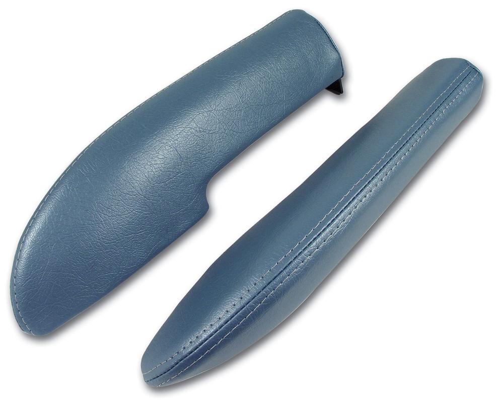C1 1959-1960 Chevrolet Corvette Armrest Assemblies W/O Chrome Ends - Blue