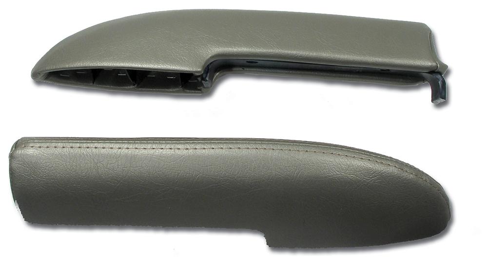C1 1961-1961 Chevrolet Corvette Armrest Assemblies W/O Chrome Ends - Fawn