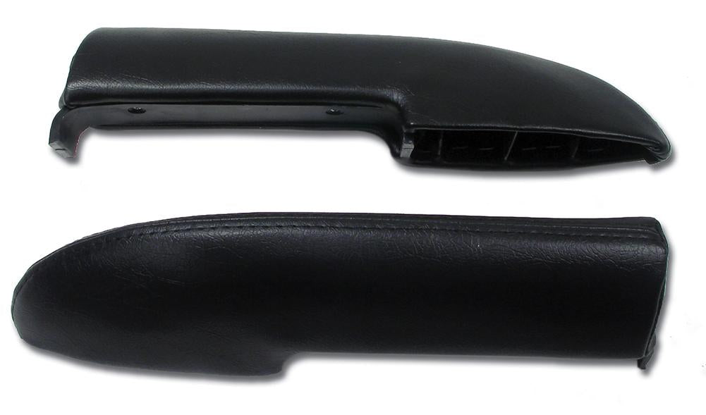 C1 1959-1961 Chevrolet Corvette Armrest Assemblies W/O Chrome Ends - Black