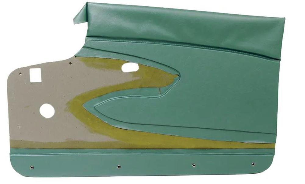 C1 1959-1959 Chevrolet Corvette Door Panels. Turquoise W/O Supports