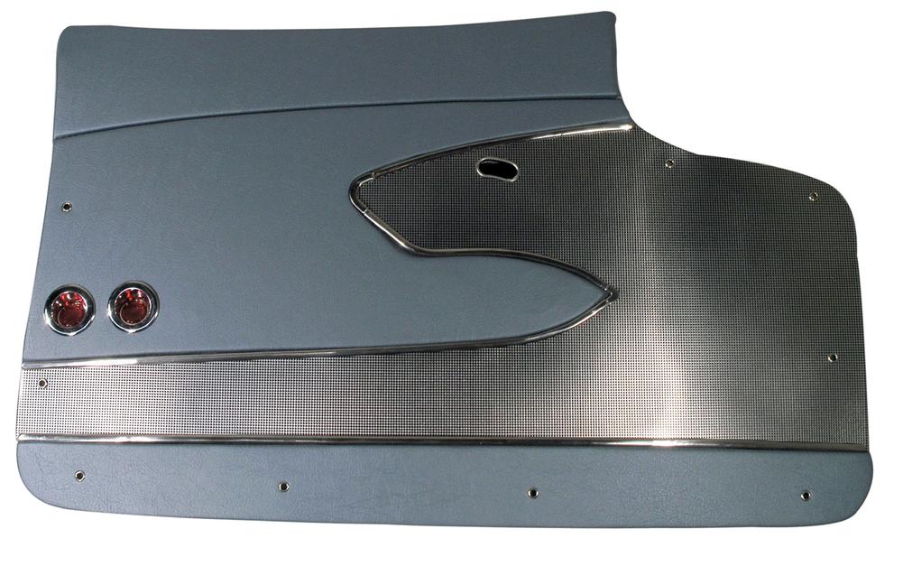 C1 1959-1959 Chevrolet Corvette Door Panels. Blue Deluxe