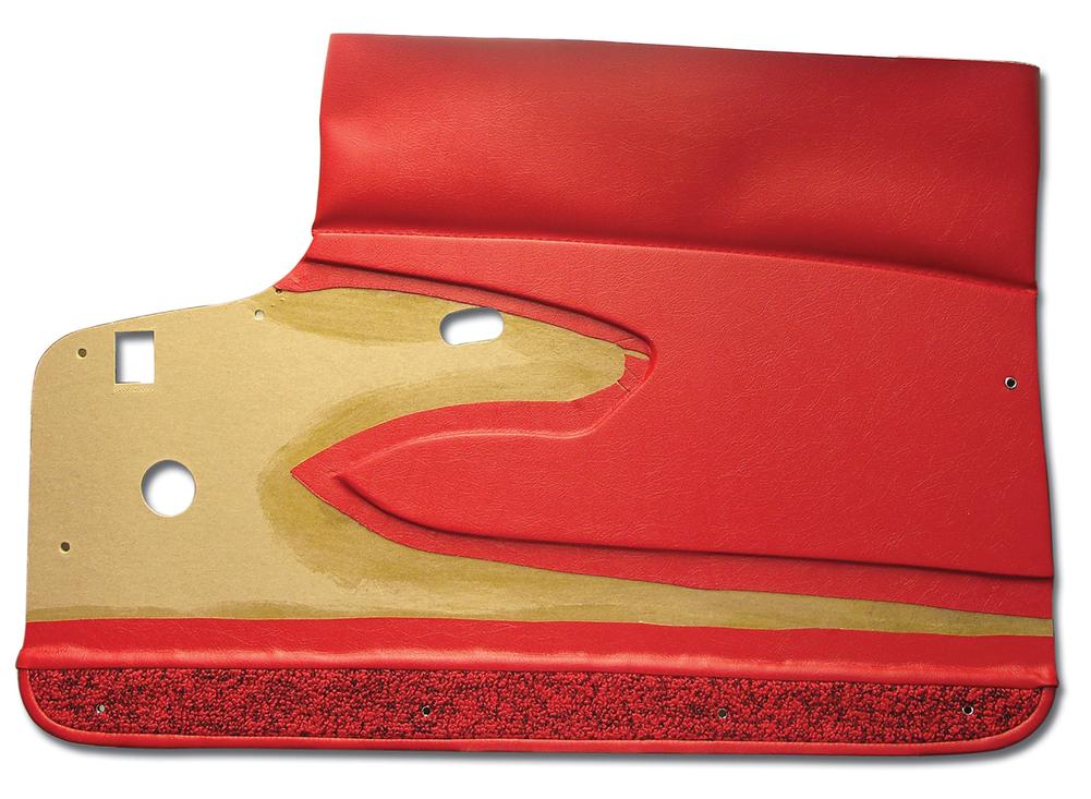 C1 1960-1961 Chevrolet Corvette Door Panels. Red