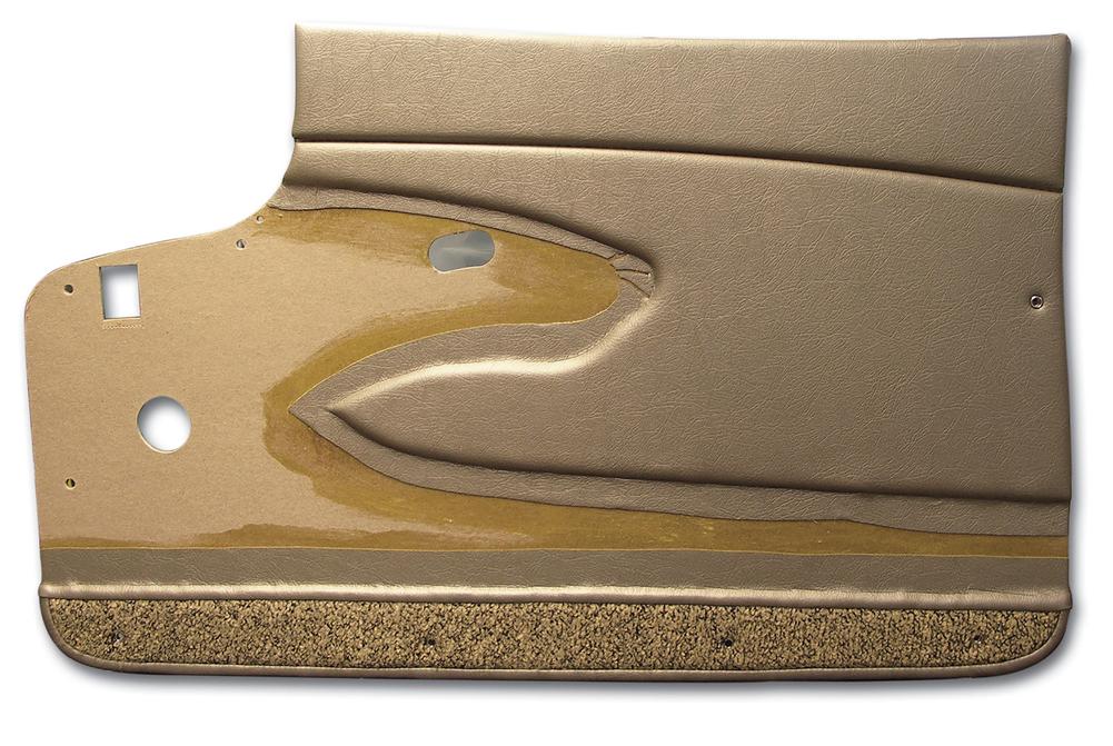 C1 1961-1961 Chevrolet Corvette Door Panels. Fawn Metal Support