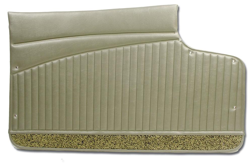 C1 1962-1962 Chevrolet Corvette Door Panels. Fawn Metal Support
