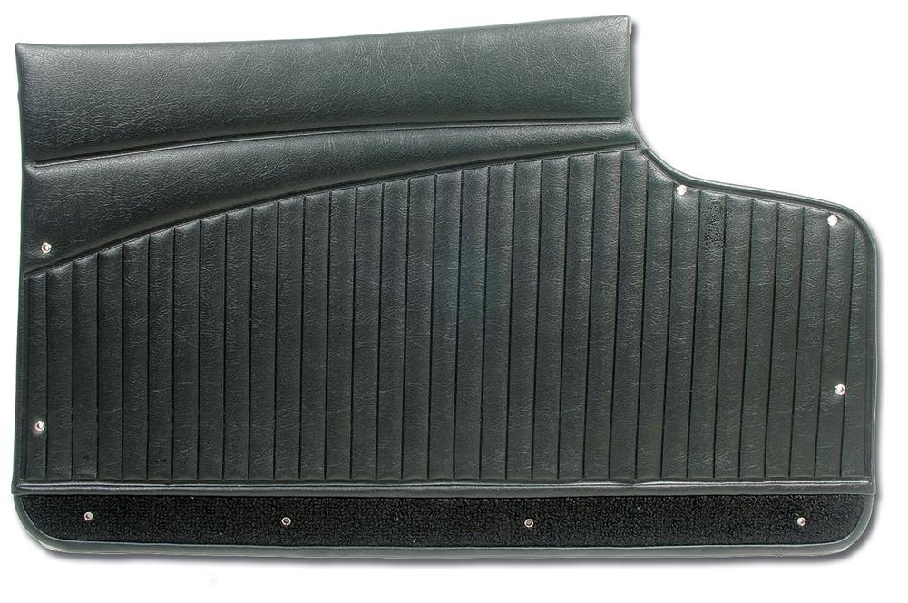 C1 1962-1962 Chevrolet Corvette Door Panels. Black Metal Support