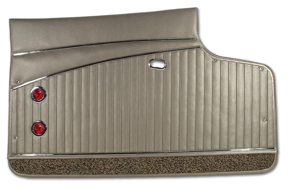 C1 1962-1962 Chevrolet Corvette Door Panels. Fawn Deluxe