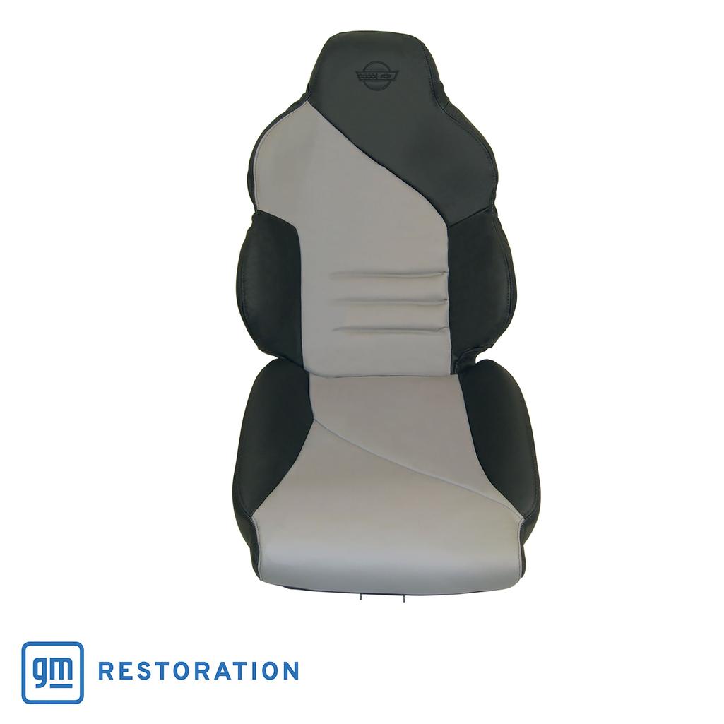 Custom Leather Sport Seat Covers - Black & Gray