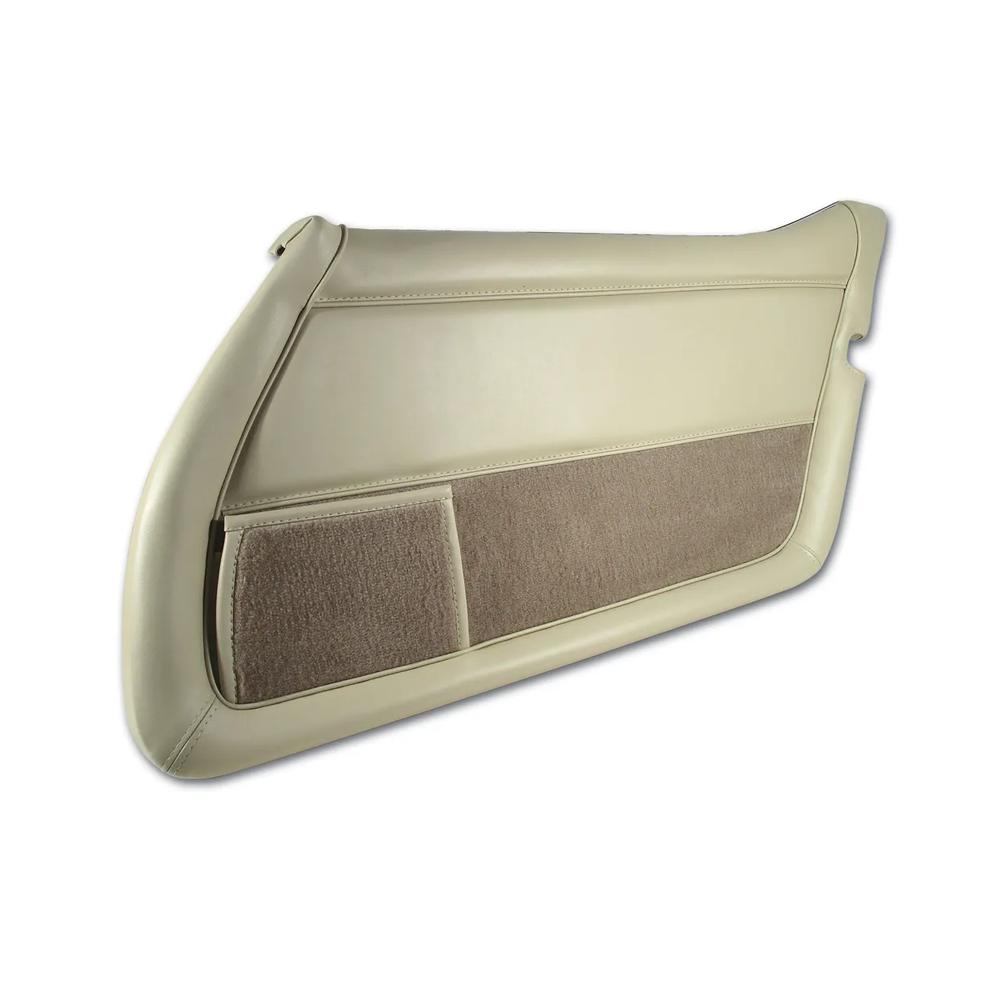 1978-1982 Corvette C3 Door Pane - Vinyl w/Carpet - RH