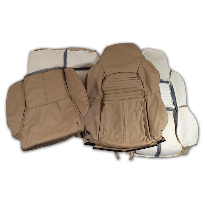 C4 1994-1996 Corvette Leather Seat Covers - Beige Standard