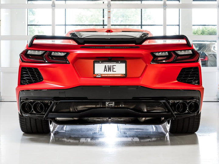 AWE Tuning Touring Edition Exhaust for Chevrolet Corvette C8 with Diamond Black Tips
