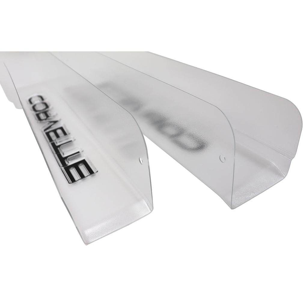 1984-1987 Corvette C4 Door Sill Guards W/Corvette Logo - Clear