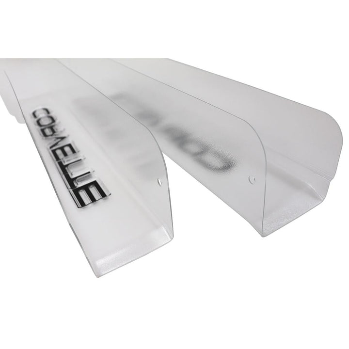 1984-1987 Corvette C4 Door Sill Guards W/Corvette Logo - Clear