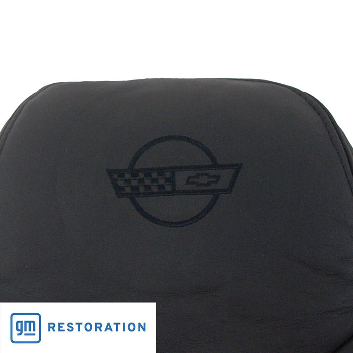 Reproduction Leather Sport Seat Covers - Black detail