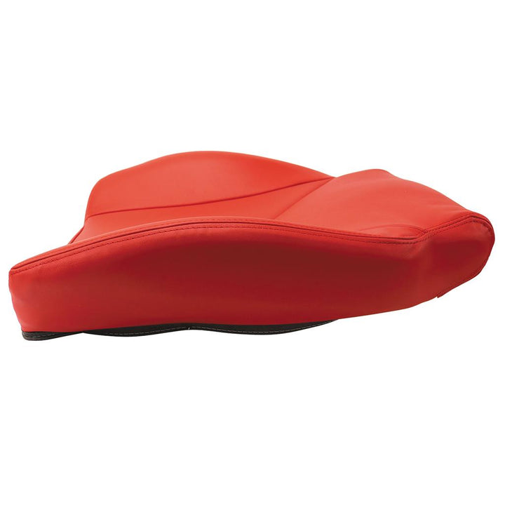 Reproduction Leather Sport Seat Covers - Torch Red detail