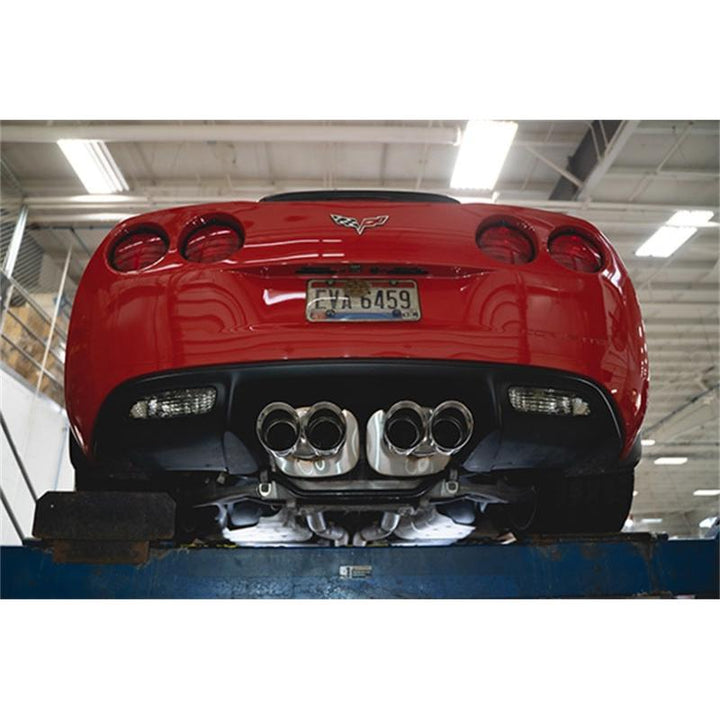 Corvette C6 Z06 7.0L / 09-13 ZR1 6.2L Corsa Polished Axle Back Exhaust w/4.5in Twin Tips