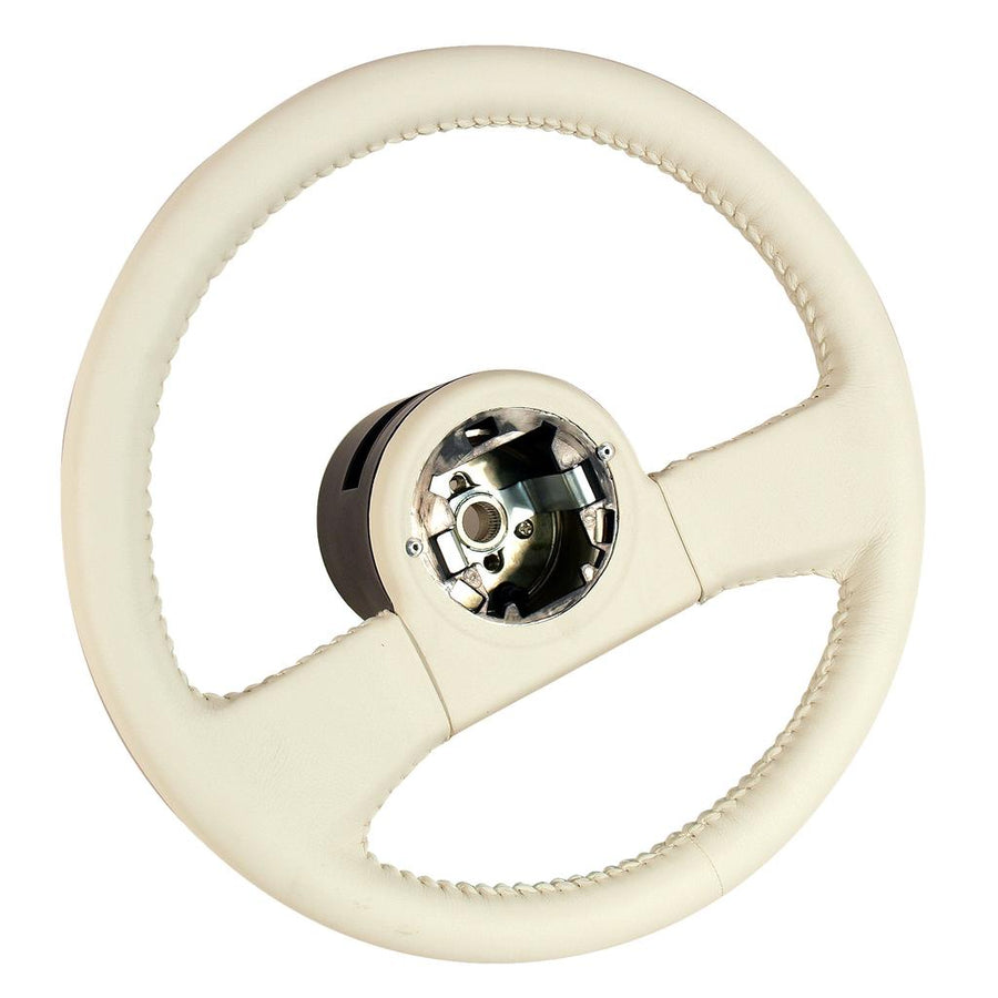1988 Corvette C4 35th Anniversary Reproduction Steering Wheel W/White Leather