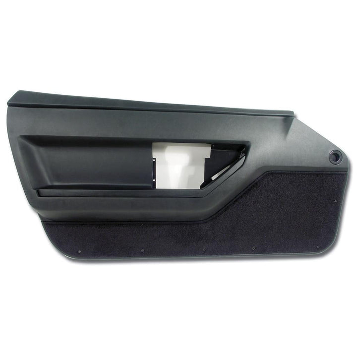1986-1988 Corvette C4 Interior Package - Mounted Standard Leather Seats - Black W/Solid Inserts