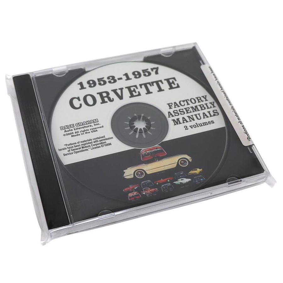1953-1957 Corvette C1 Assembly Manual CD - Corvette