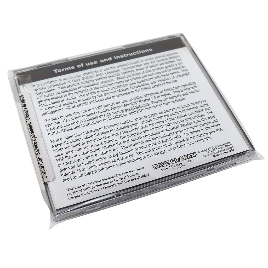 1953-1957 Corvette C1 Assembly Manual CD - Corvette