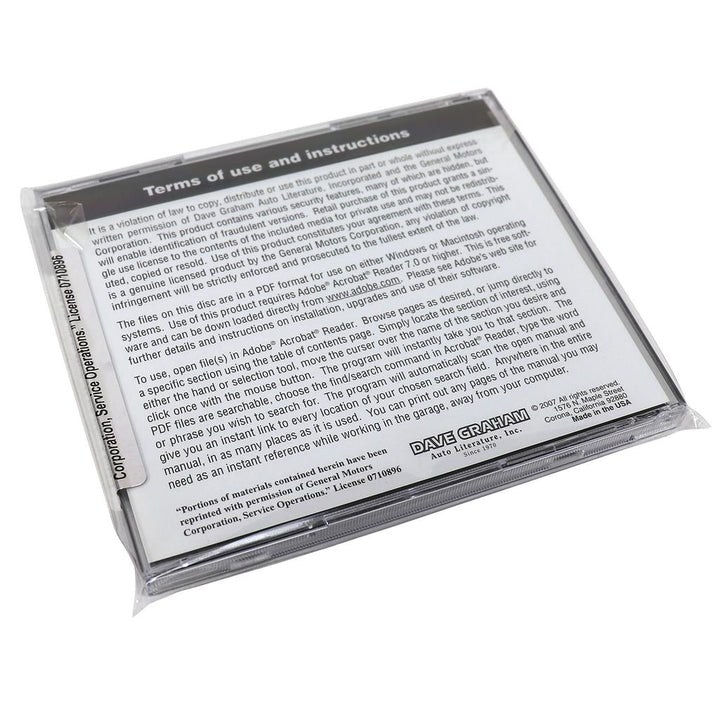 1953-1957 Corvette C1 Assembly Manual CD - Corvette