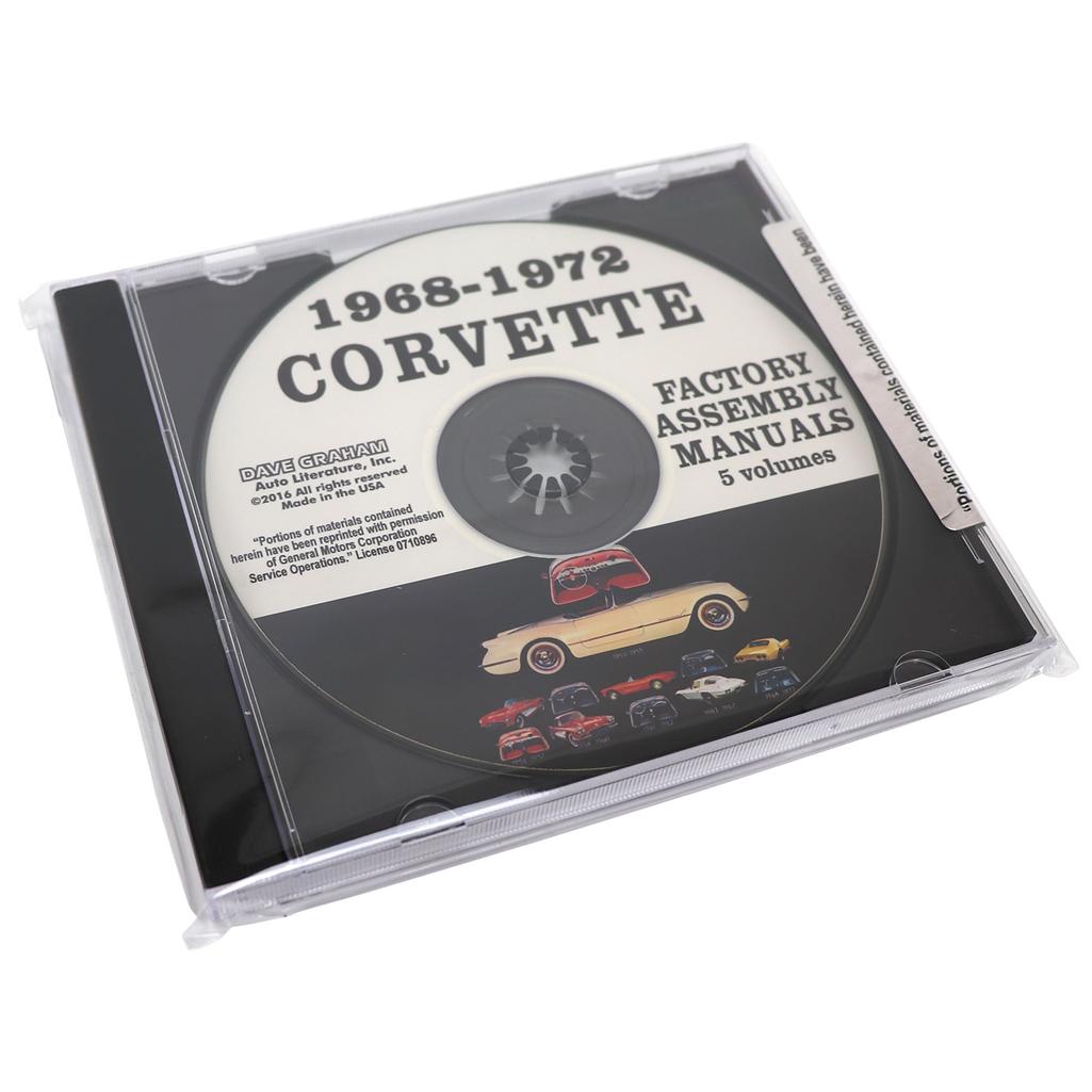 1968-1972 Corvette C3 Assembly Manual CD - Corvette