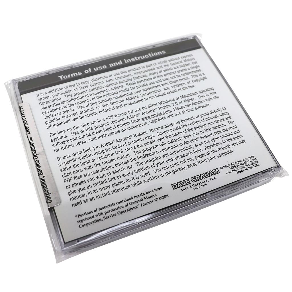 1968-1972 Corvette C3 Assembly Manual CD - Corvette