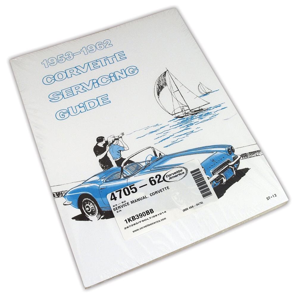 1953-1962 Corvette C1 Service Manual, Corvette